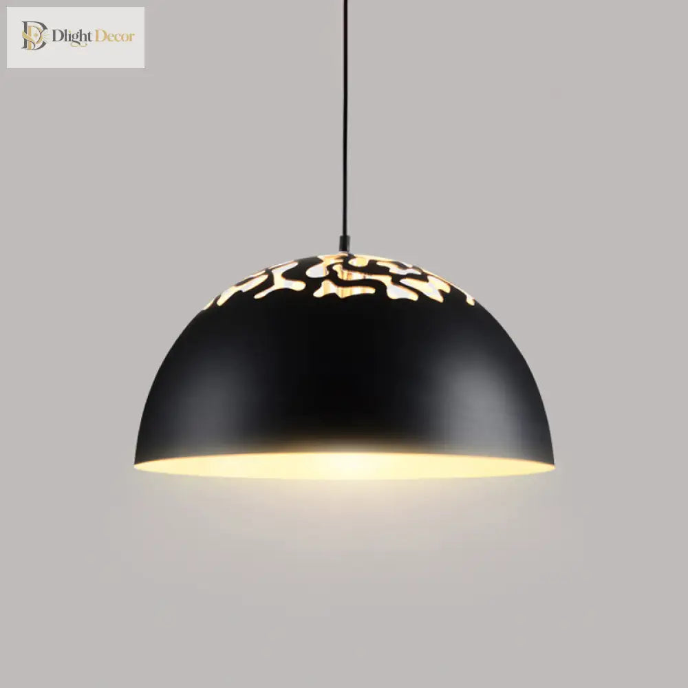 Delilah Modern Dome Pendant Lamp: A Touch Of Industrial Chic