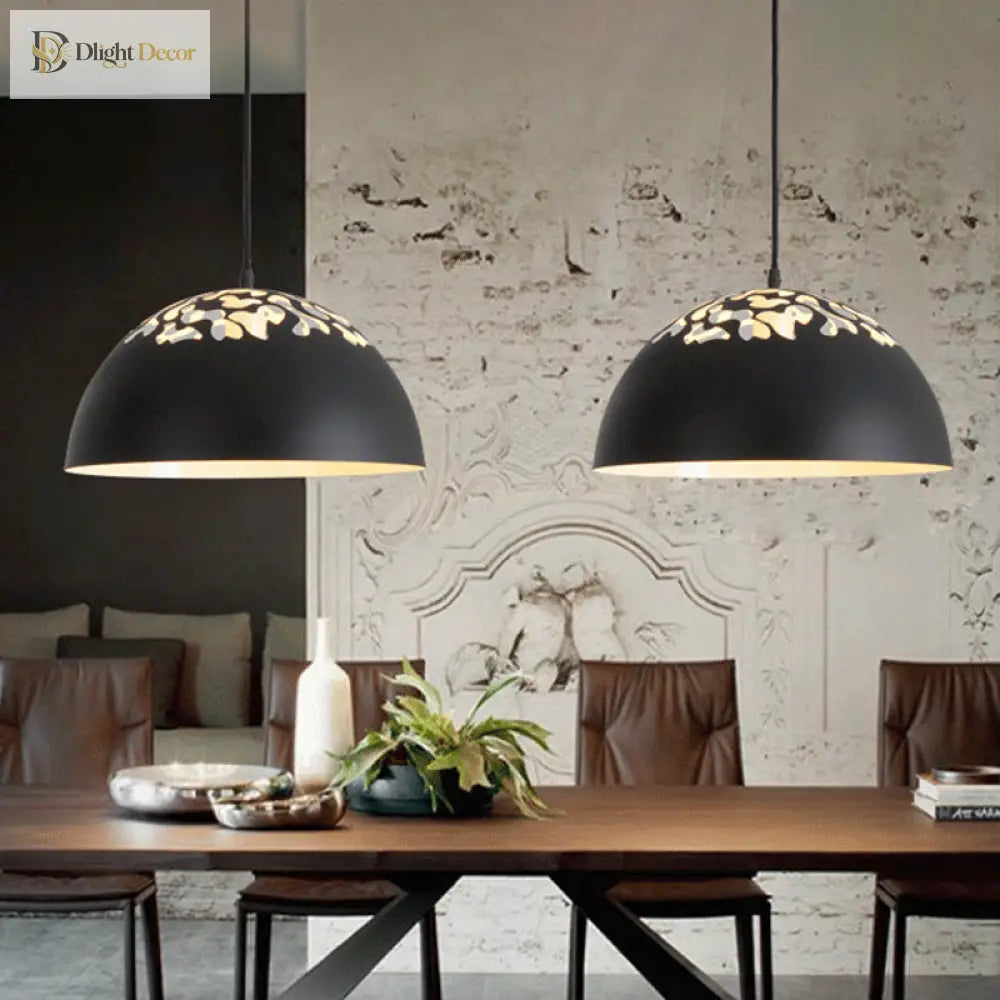 Delilah Modern Dome Pendant Lamp: A Touch Of Industrial Chic
