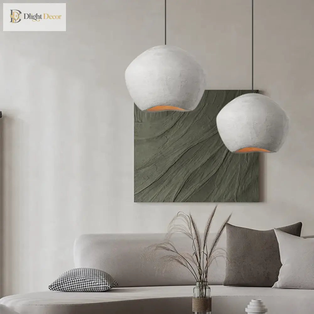 Designer Pendant Lamp - Nordic Minimalism Wabi Sabi Wind Lights For Restaurant Bar Home Dining Room