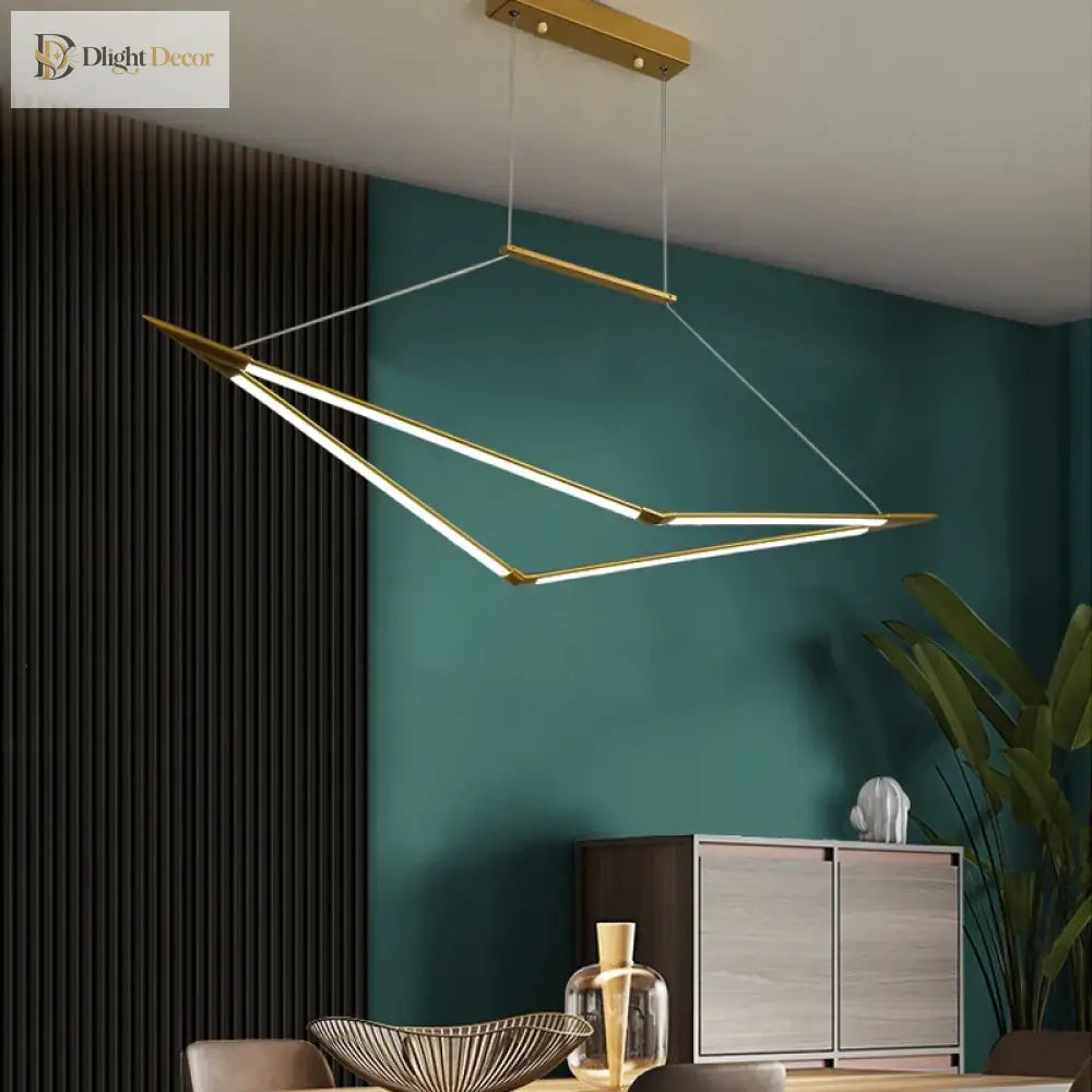 Contemporary Rc + Dimmable Chandelier - Perfect For Living Rooms Dining And Kitchens In Black White