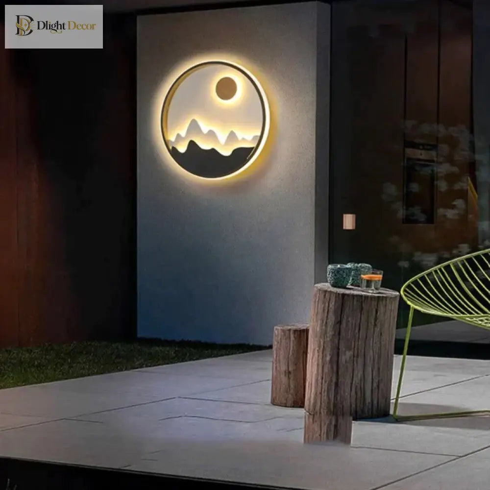 Éléonore’s Dimmable Aluminum Wall Street Lamp - Modern Outdoor Lighting For Garden And