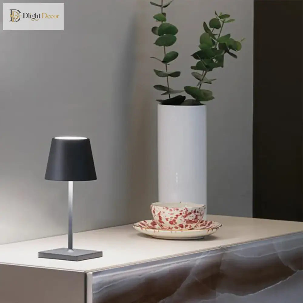 Dimmable Wireless Rechargeable Table Lamp - Versatile Bedroom Night Bedside Light