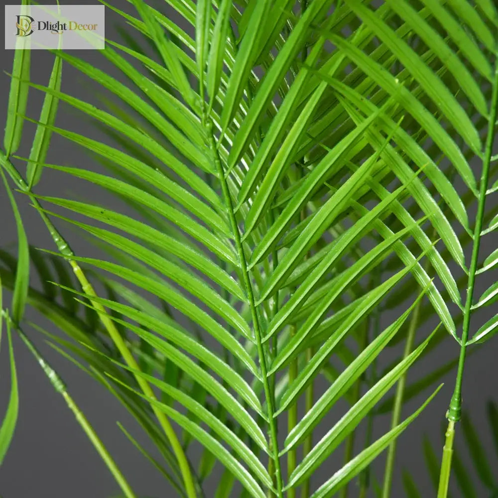 Dlight Decor 120cm Tall Palm Tree Branch with Coconut Leaves for Home and Office Decor