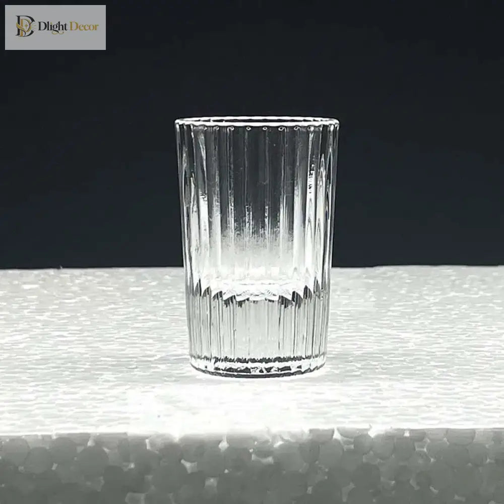Dlight Decor 12pc Mini Shot Glass Set 20ml Clear Style 20ml / 12pcs Glass