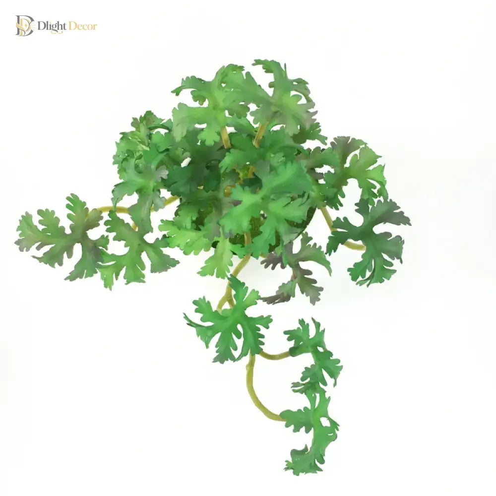 Dlight Decor 15cm Lucky Grass Foliage Bouquet for Home and Bonsai Decor
