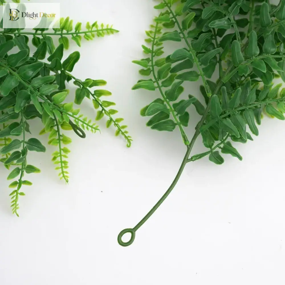 Dlight Decor 175cm Tropical Fern Vine Hanging Plant for Home and Garden Wall Decor