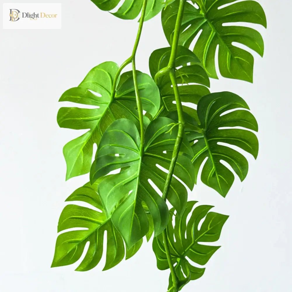 Dlight Decor 180cm Hanging Monstera Vine with Turtle Leaves