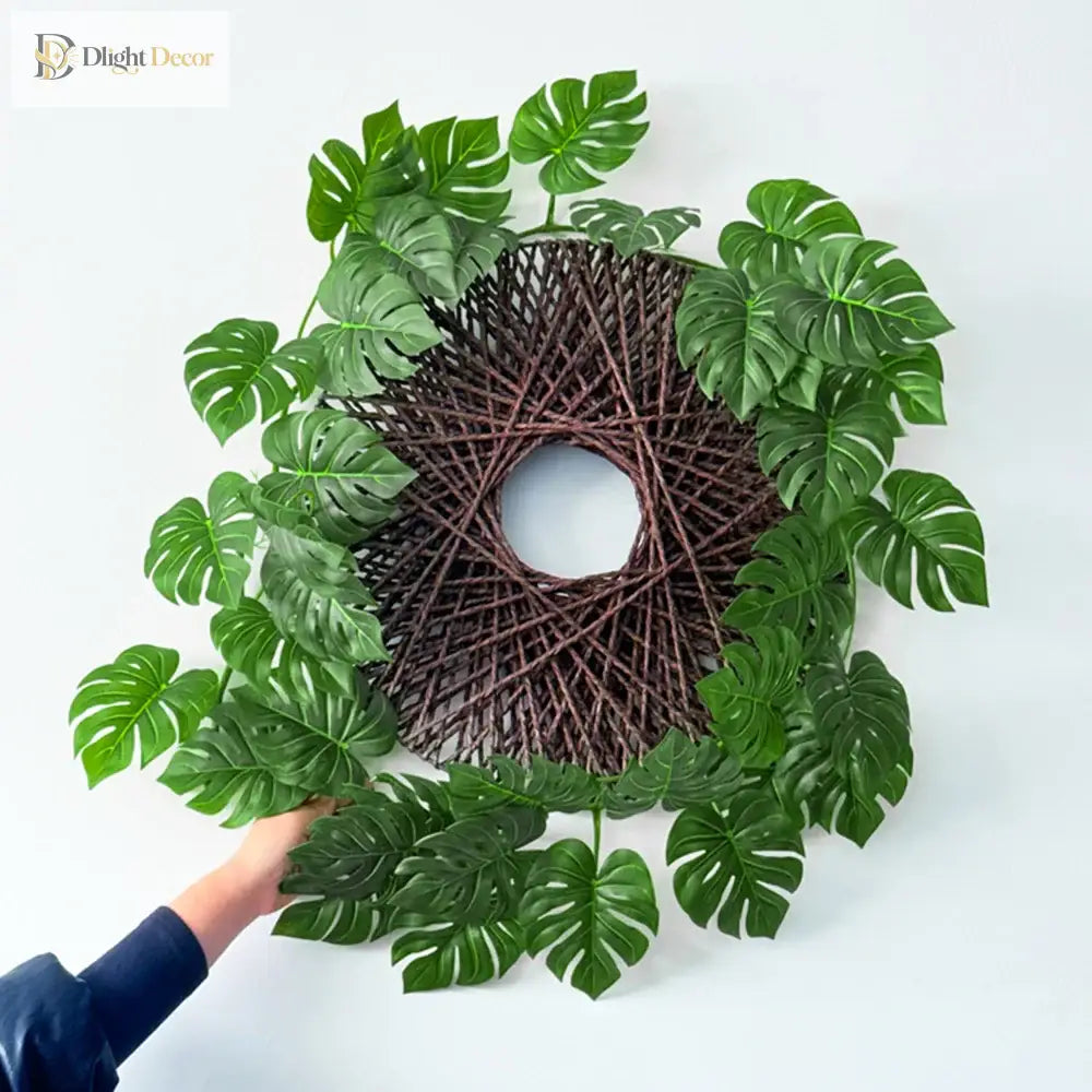 Dlight Decor 180cm Hanging Monstera Vine with Turtle Leaves