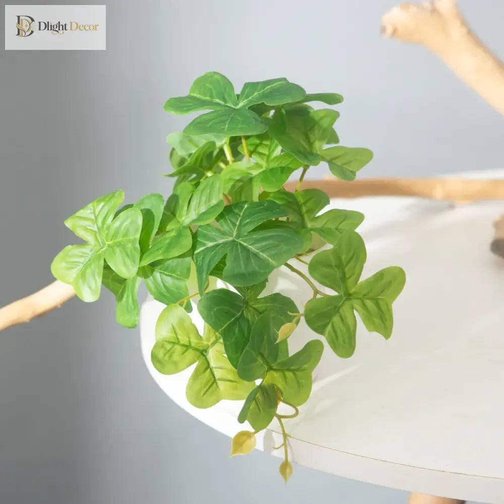Dlight Decor 25cm Monstera Leaf Vine for Desktop and Holiday Decor
