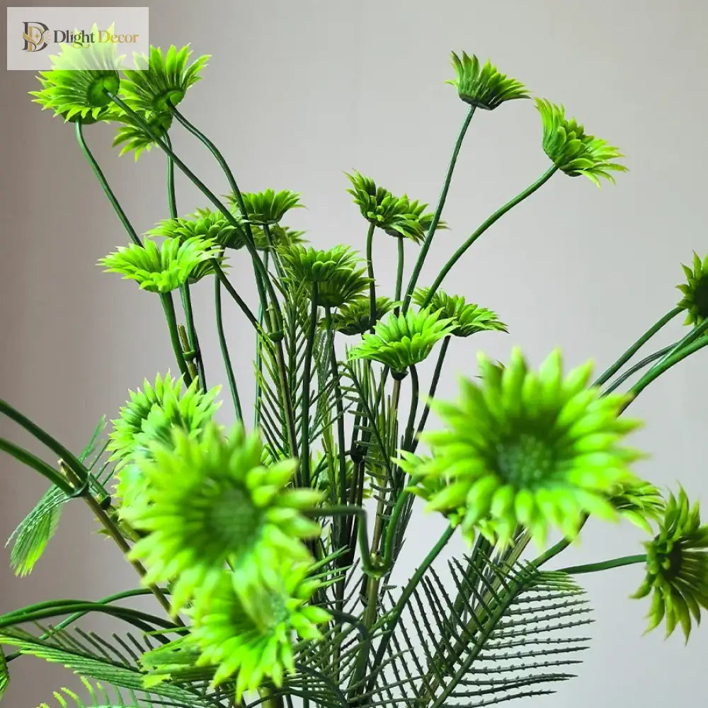 Dlight Decor 37cm Eucalyptus Money Plant Branch for Home and Garden Decor