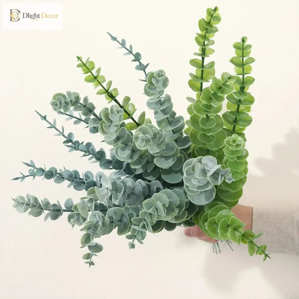 Dlight Decor 42cm Eucalyptus Branches with Money Leaves Set