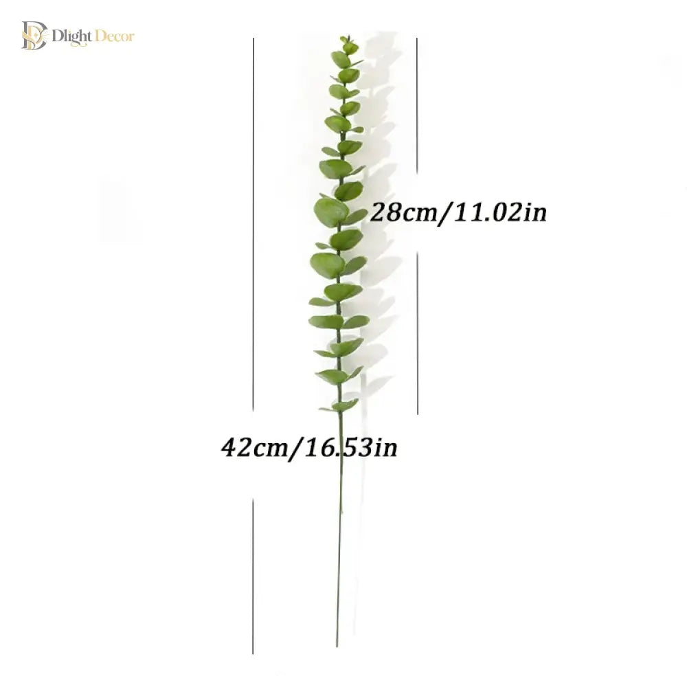 Dlight Decor 42cm Eucalyptus Branches with Money Leaves Set