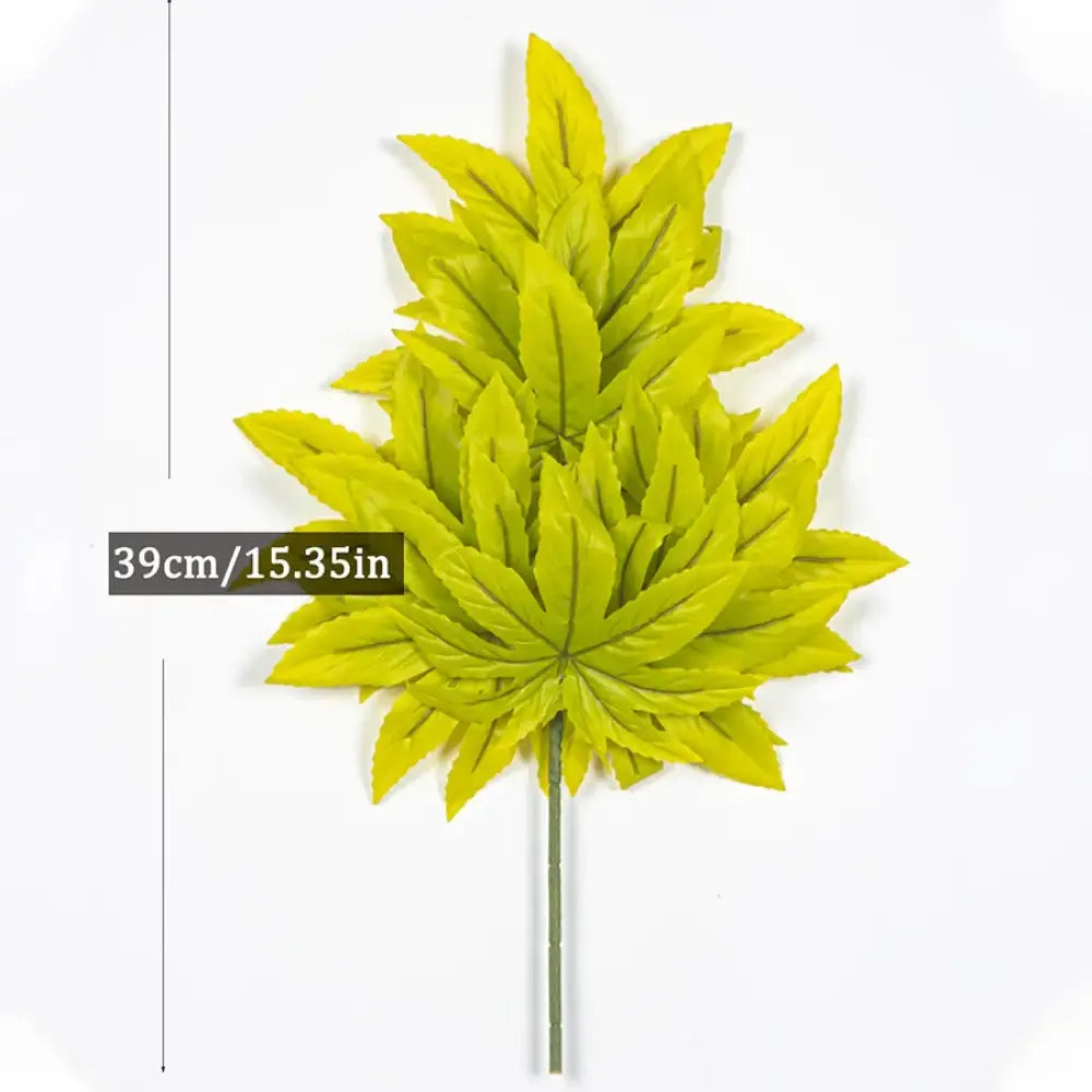 Dlight Decor 43cm Autumn Maple Leaf Branch for Fall Display 39cm Green