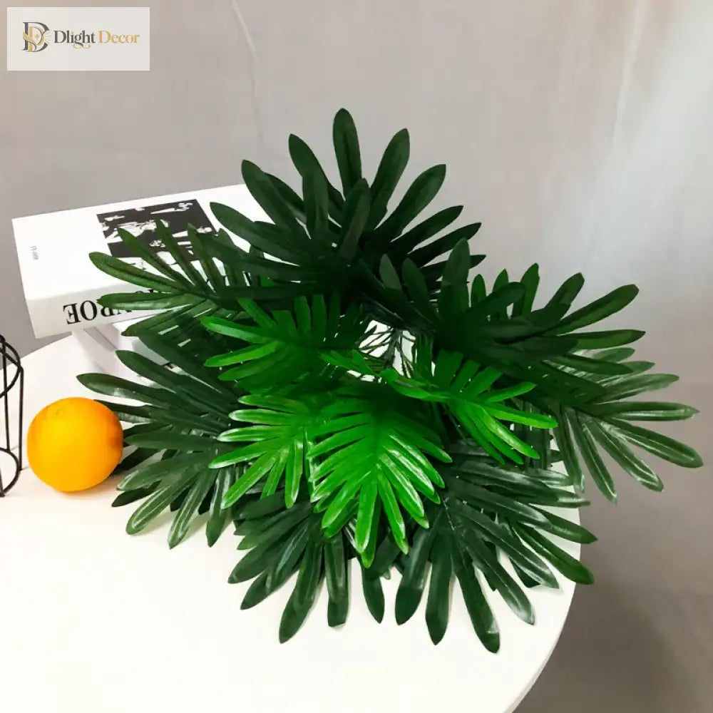 Dlight Decor 50cm Palm Plant with 18 Tropical Leaves 50cm 18Leaves
