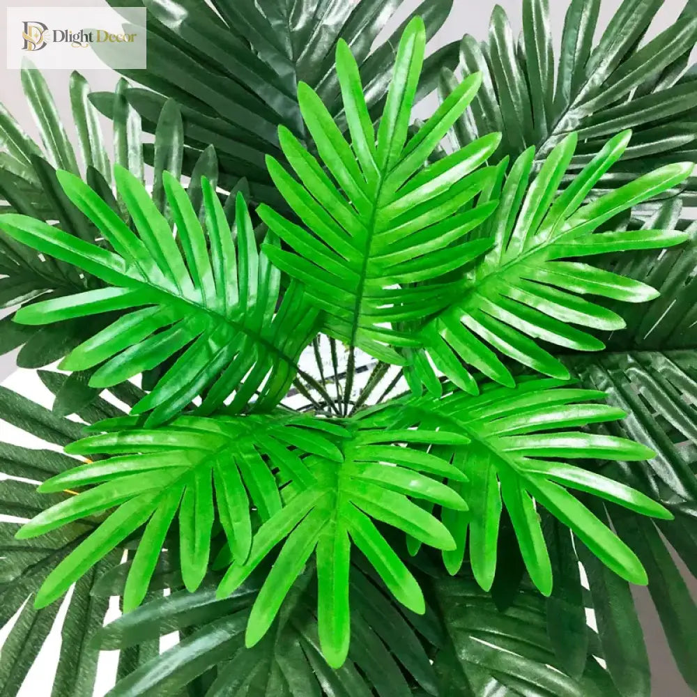 Dlight Decor 50cm Palm Plant with 18 Tropical Leaves 50cm 18Leaves
