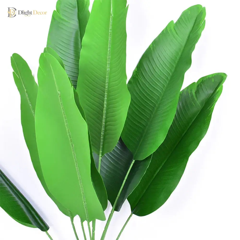 Dlight Decor 78cm Tall Tropical Monstera Plant with Banana Leaves