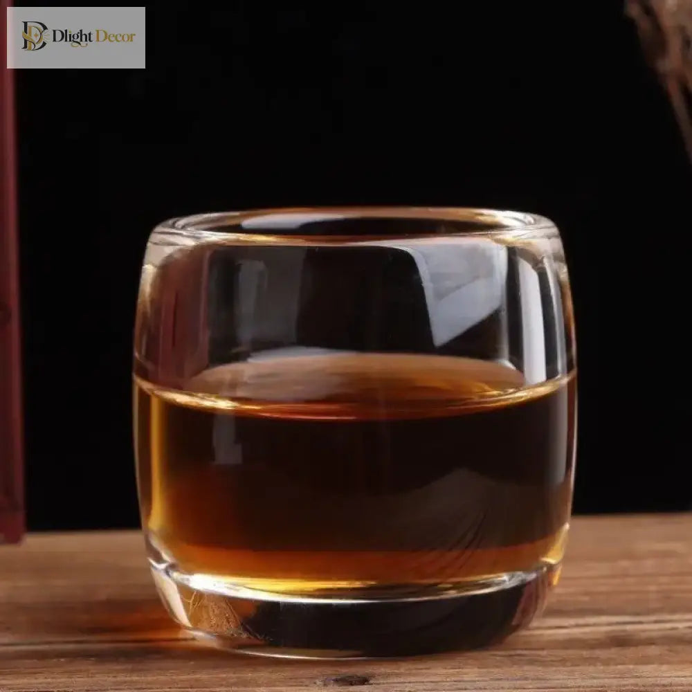 Dlight Decor 80ml Crystal Tea & Wine Cup Single Transparent Master Cup for Gifting or Tasting