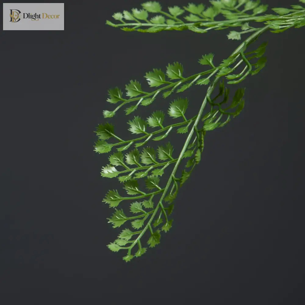 Dlight Decor 88cm Tropical Palm Fern Branch with Real Touch Leaves