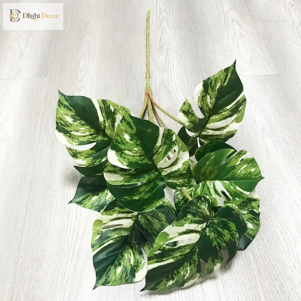 Dlight Decor 90cm Monstera Branch with Tropical Turtle Leaves A