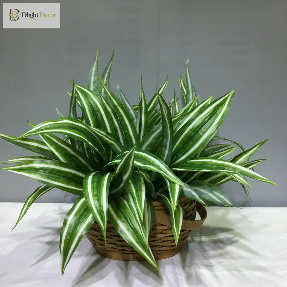 Dlight Decor Aloe Leaf Plant for Fresh Indoor Outdoor Style