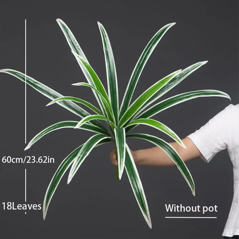 Dlight Decor Bracketplant Palm for Home and Garden Display White