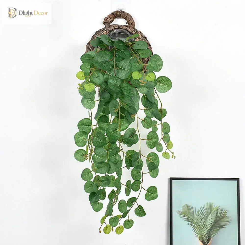 Dlight Decor Eucalyptus Begonia Vines for Hanging Garden and Wall Decor