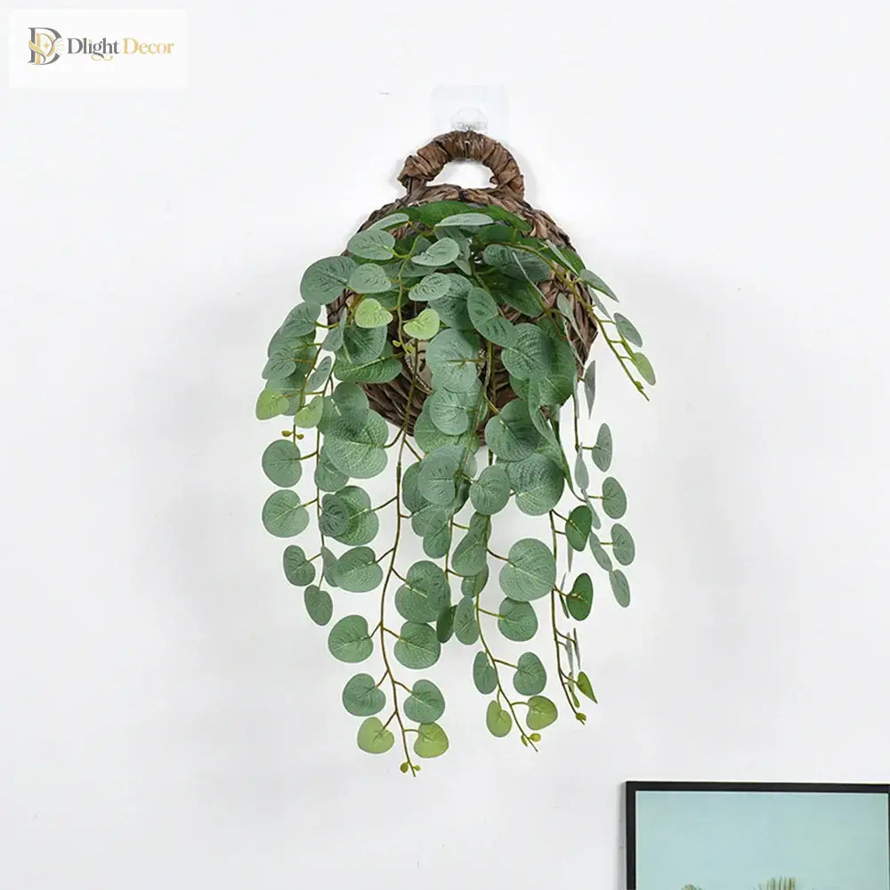 Dlight Decor Eucalyptus Begonia Vines for Hanging Garden and Wall Decor