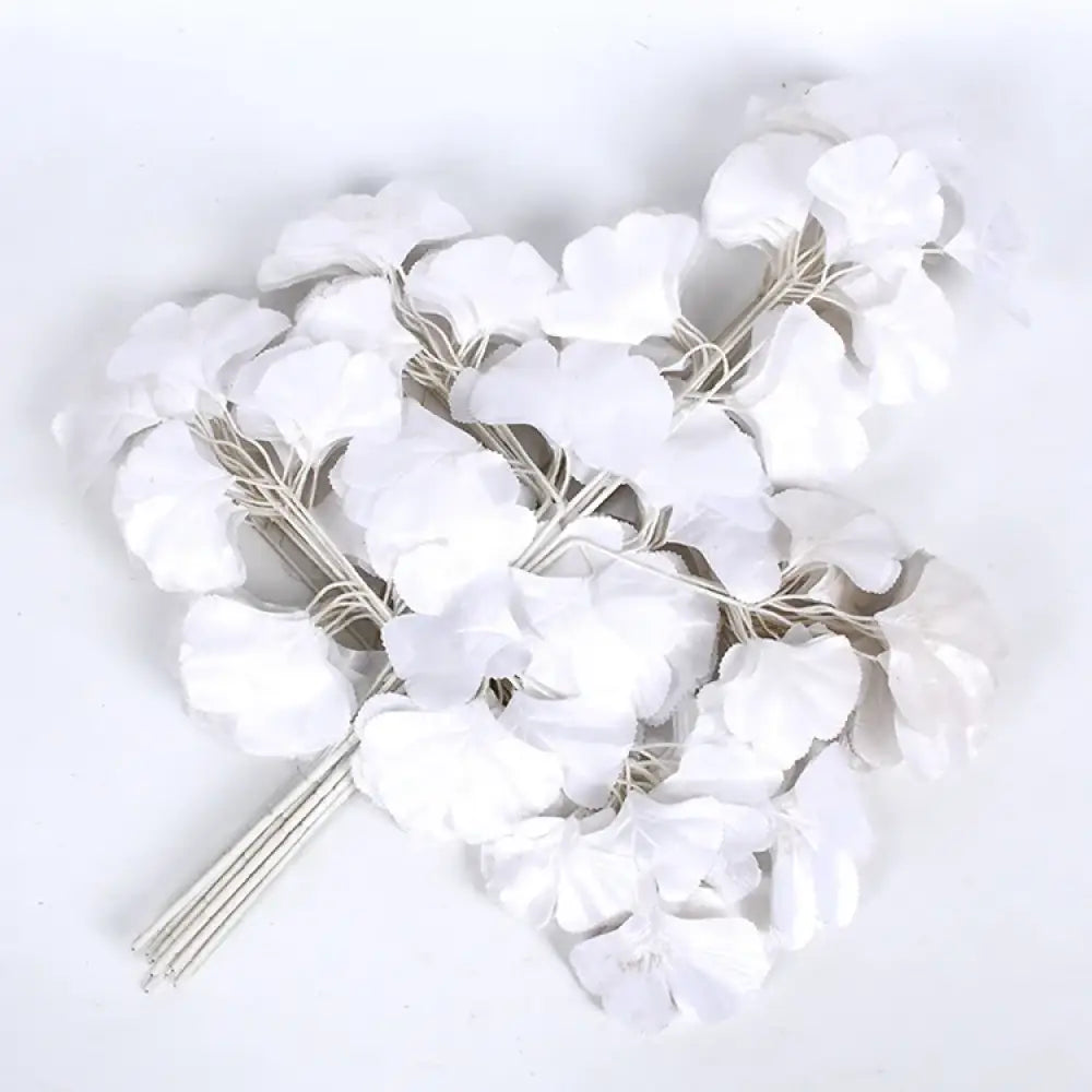 Dlight Decor Ginkgo Branches for Elegant Floral Styling White
