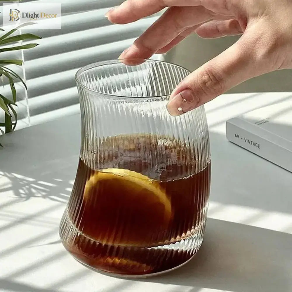 Dlight Decor Irregular Glass Mug 325ml or 500ml Cocktail Glasses