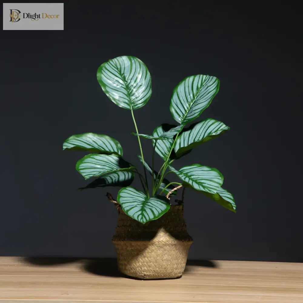 Dlight Decor Monstera Palm Branch for Tropical Home Styling A