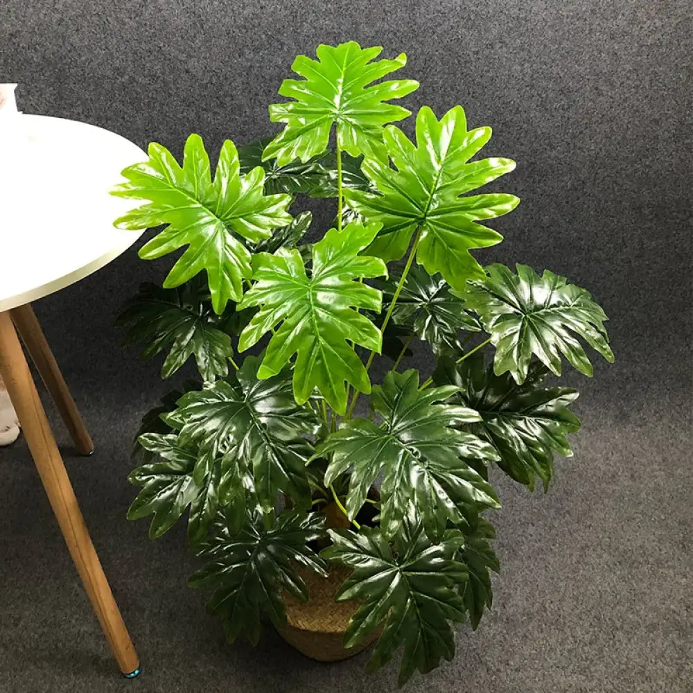 Dlight Decor White Monstera Palm for Bold Floor Styling D / 95cm 24 Leaves