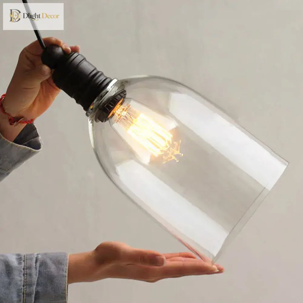 Edison Vintage Glass Pendant Light – product view 5