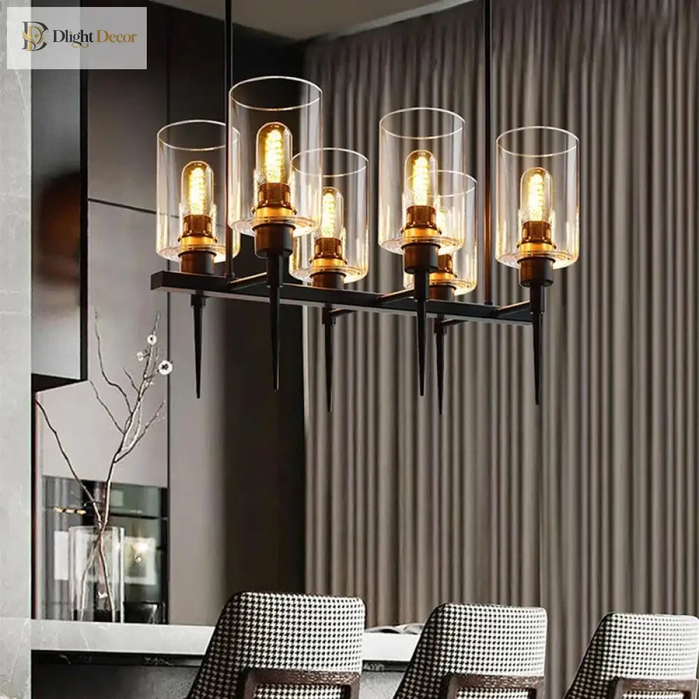 Elegant Dining Room Chandelier - Stylish Pendant Lighting Fixture For Indoor Decor Lights