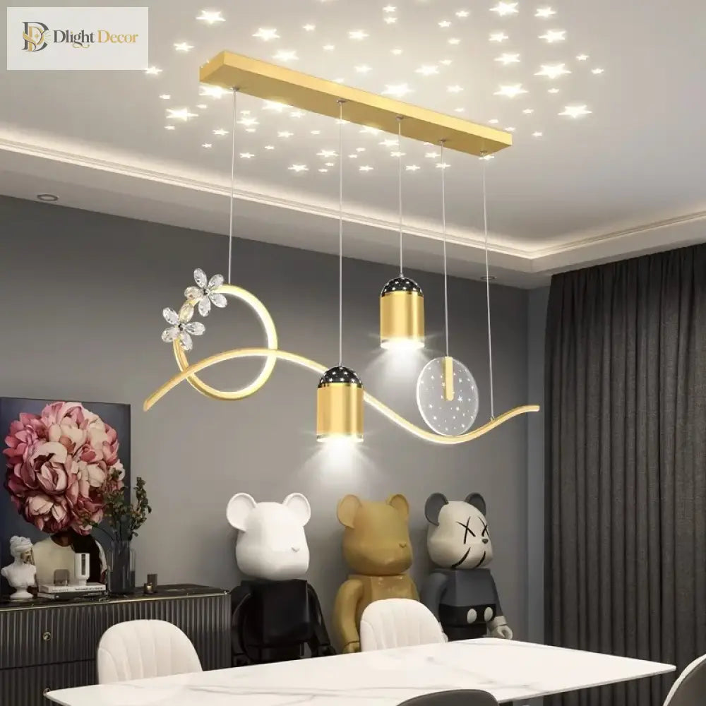 Elegant Crystal Chandelier - Perfect For Home Decor Restaurants And Villa Ceilings Pendant Lights