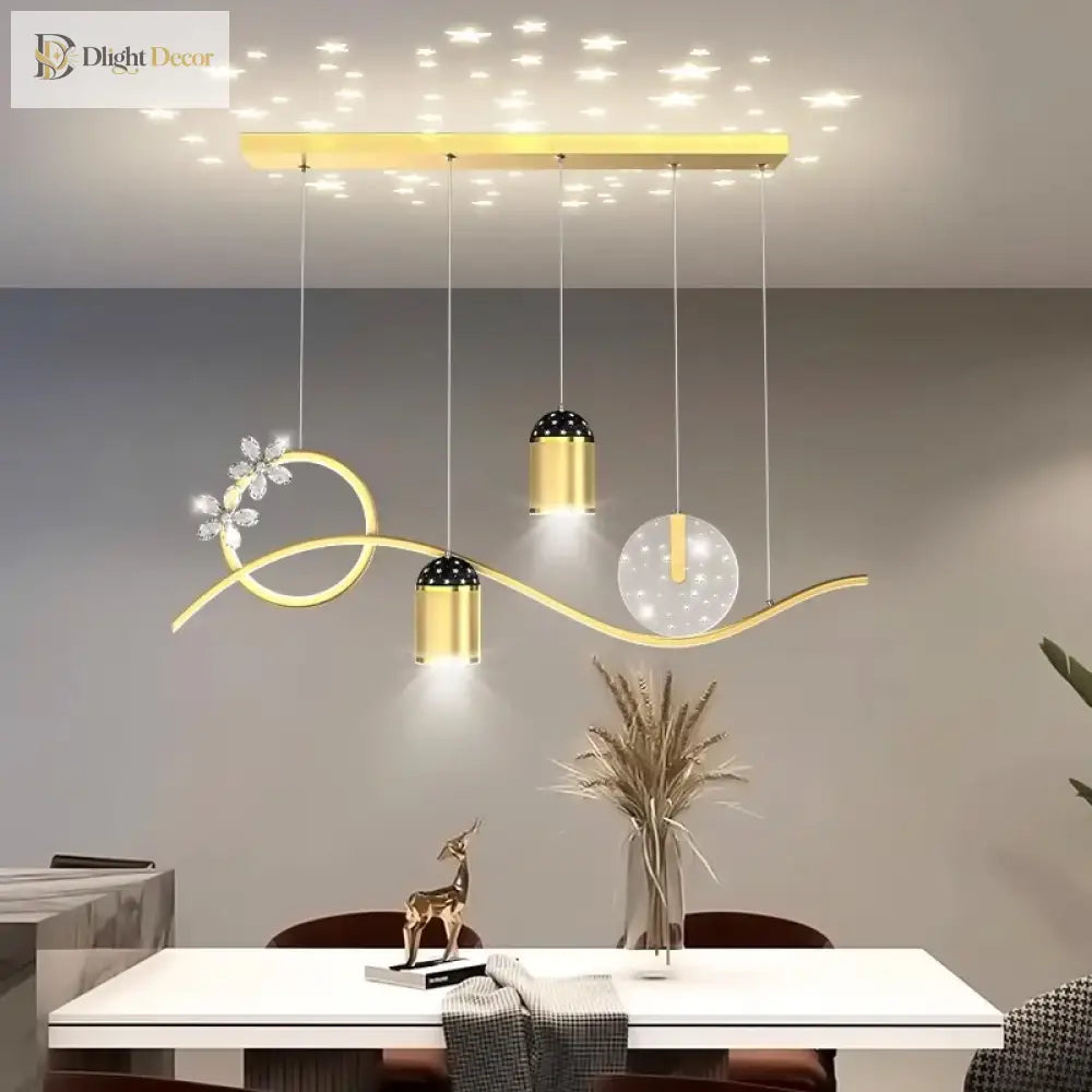 Elegant Crystal Chandelier - Perfect For Home Decor Restaurants And Villa Ceilings Pendant Lights
