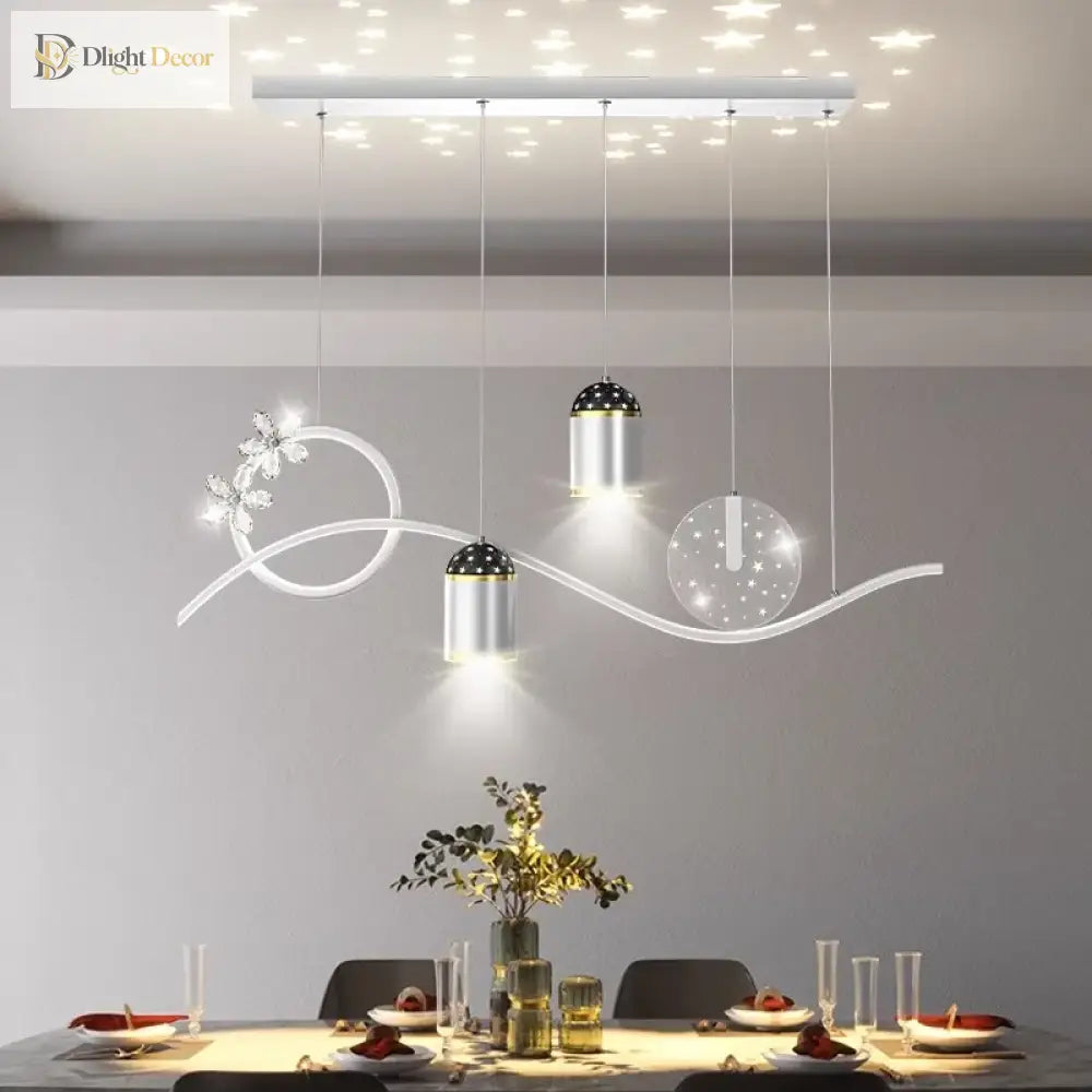 Elegant Crystal Chandelier - Perfect For Home Decor Restaurants And Villa Ceilings Pendant Lights