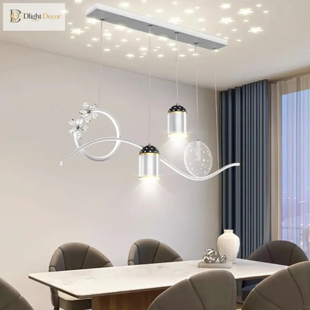 Elegant Crystal Chandelier - Perfect For Home Decor Restaurants And Villa Ceilings Pendant Lights