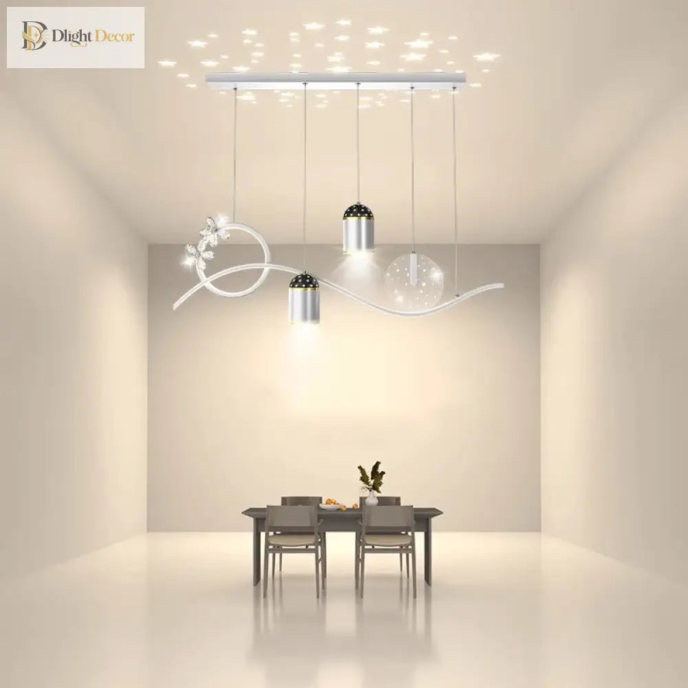 Elegant Crystal Chandelier - Perfect For Home Decor Restaurants And Villa Ceilings Pendant Lights