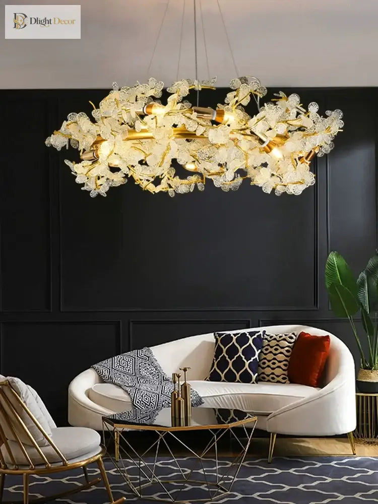 Elegant French Luxury Chandeliers - Postmodern Villa Living Room Lights With Creative Branch