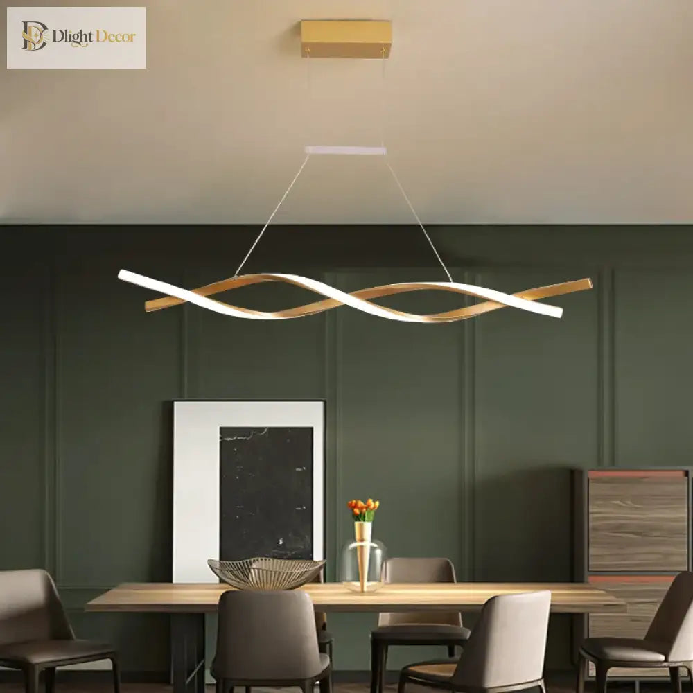 Elegant Dimmable Led Pendant Lamp - Versatile Lighting For Dining Kitchen Living Room And Bedroom