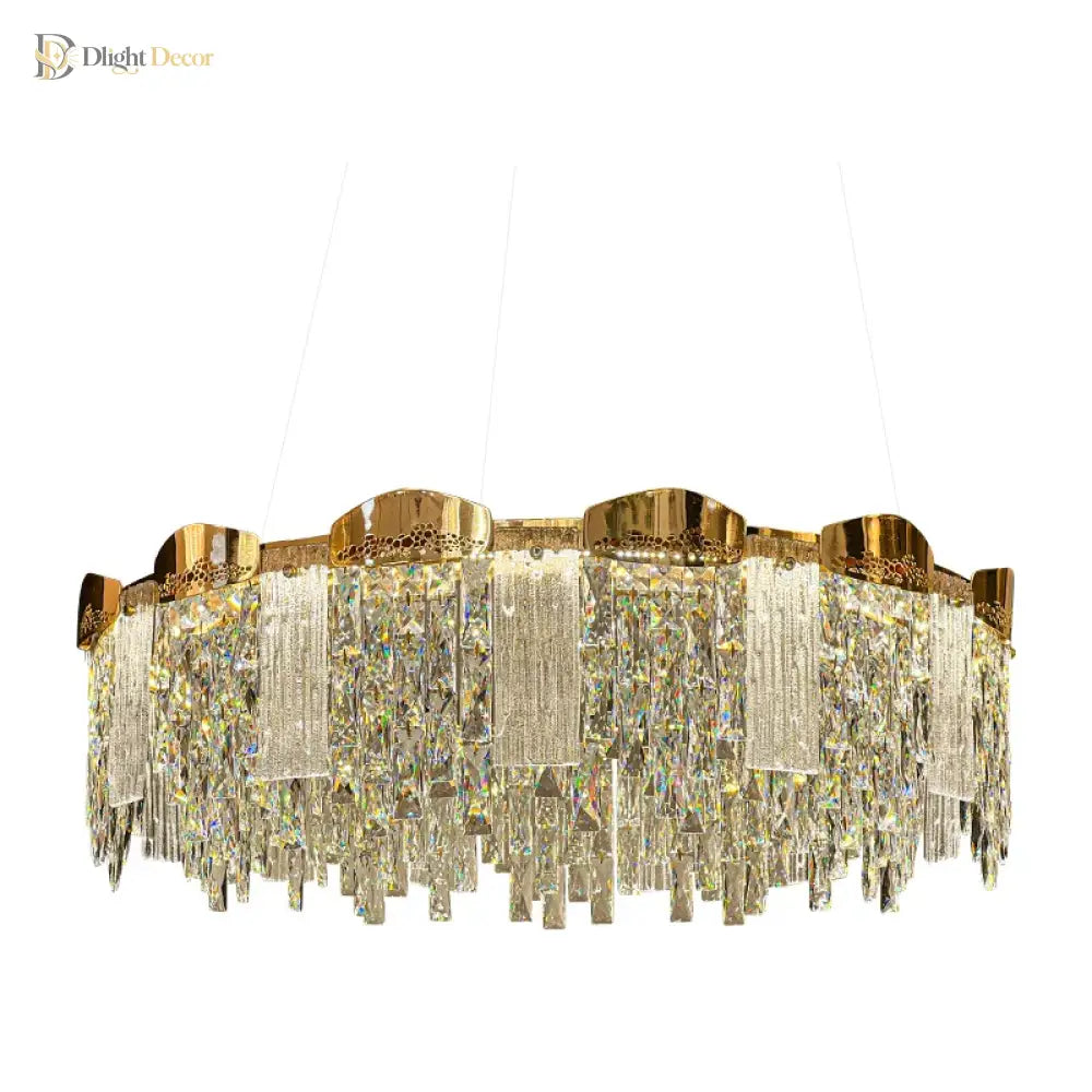 Elegant Modern Circular Crystal Chandeliers - Adding Light Luxury And Creativity To Your Living