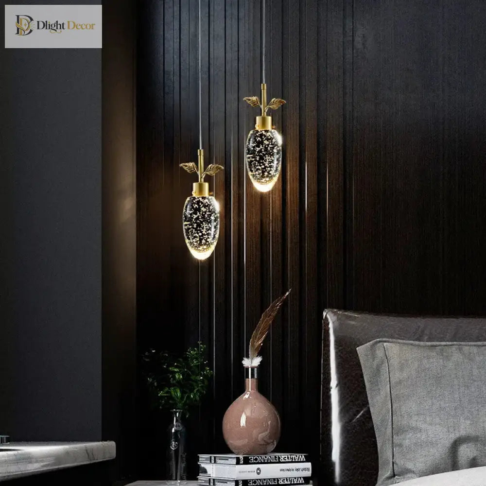 Elegant Round Crystal Pendant Lights - Illuminate Your Living Dining And Bedroom Spaces With Modern