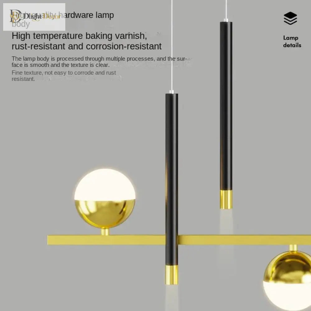 Elegant Restaurant Pendant Lamp - Modern Nordic Design For Dining Tables And Bars Lights