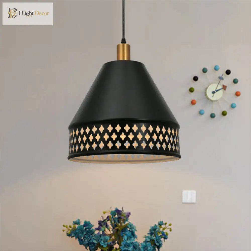Embrace Industrial Chic With Cutout Detail: The Taper Ceiling Pendant Lamp