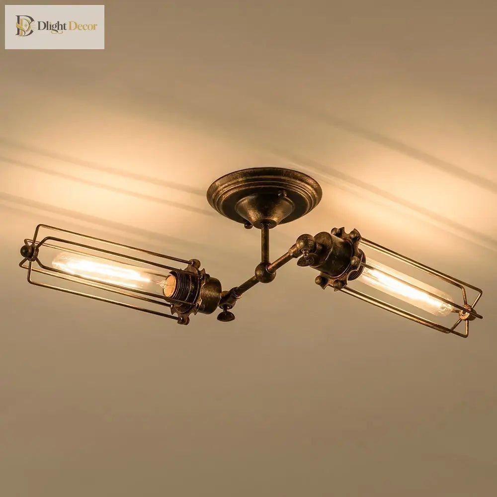 Embrace Industrial Charm And Flexible Illumination: The Rustic Cage Wall Sconce Wall Light