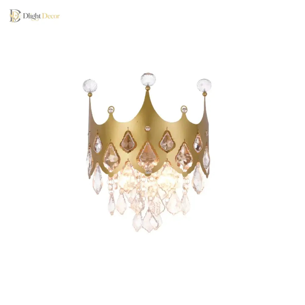 Emilia - Nordic Wall Lamp Bedroom Bedside Lamp Aisle Crystal Background Creative Modern Minimalist