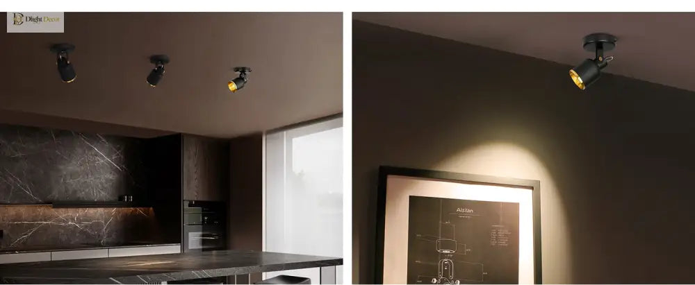 Emily’s Nordic Led Ceiling Spotlight - Adjustable 60° Surface Mounted Light Spotlight