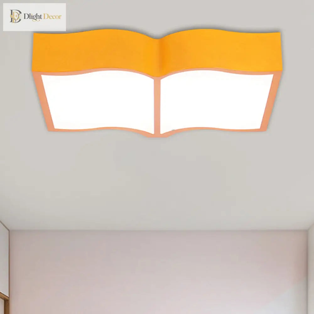 Emma’s Playful Book Light - Warm Led Glow For Children’s Rooms