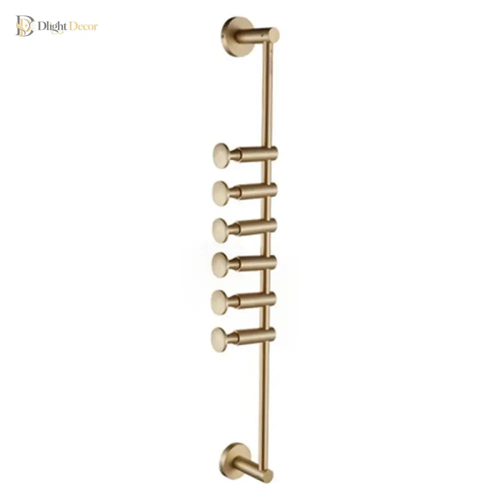 European Brass Wall Hook – 60cm Towel and Cloth Hanger for Bedroom and Washroom Storage wall Hook