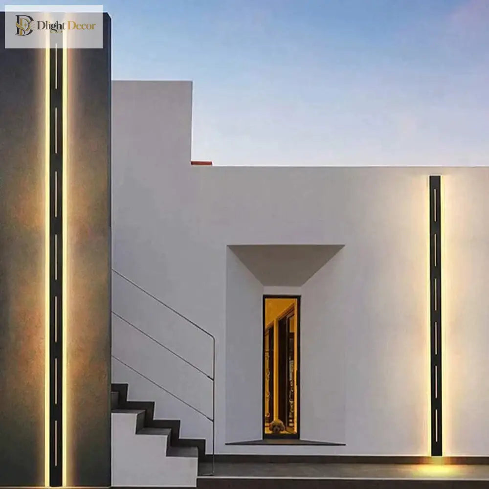 Eva’s Waterproof Aluminum Led Outdoor Wall Lamp - Remote Controlled Garden Porch Sconce Lamps